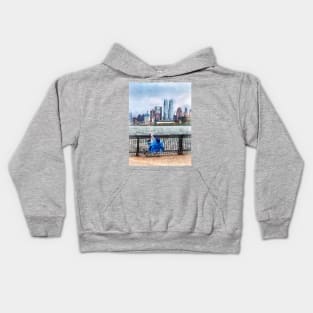 Hoboken NJ - A Relaxing Day For Fishing Kids Hoodie